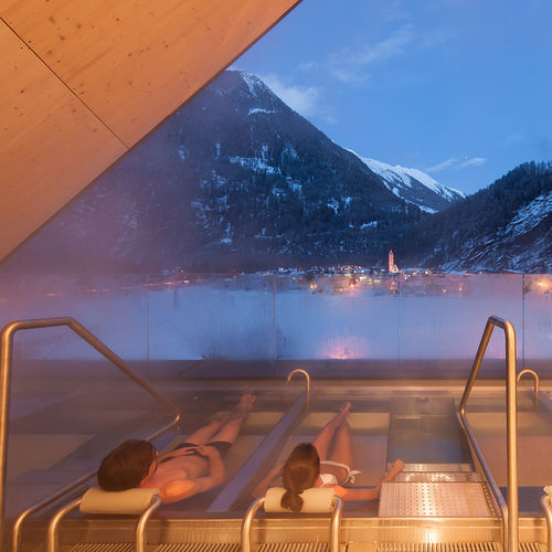 Piscine à débordement - VITALITY - SPA4 - couverte / hydromassage / d'intérieur