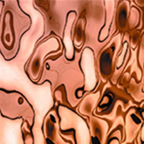 Tôle métallique décorée - MIRAGE  - Rimex - en inox / 3D / colorée