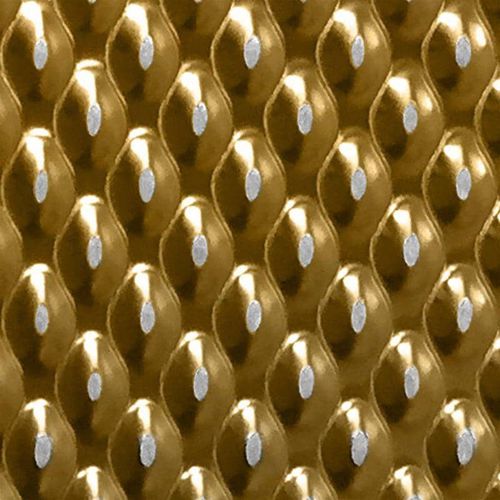 Tôle métallique décorée - COLOURTEX® PAGODA  - Rimex - emboutie / en inox / 3D