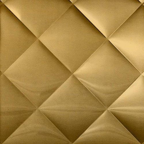 Tôle métallique décorée - COLOURTEX® QUILTED - Rimex - emboutie / en inox / 3D