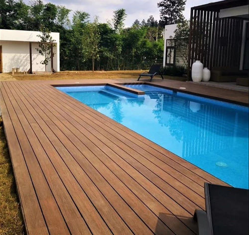 Lame de terrasse en composite - DEL15023  - Foshan Greenzone - en polyéthylène haute densité PEHD / aspect bois / antidérapante