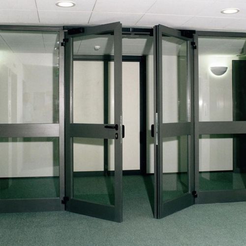 Porte d'intérieur - Endoors - en aluminium / en acier / battante