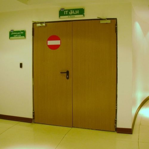 Porte en PVC - WOOD DL1 OAK	 - Endoors - d'intérieur / en tôle d'acier / battante