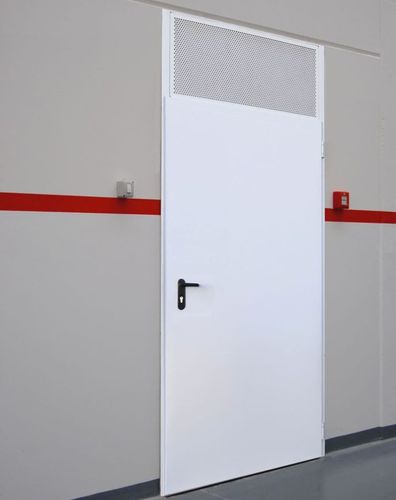 Porte industrielle battante - Endoors - en tôle / coupe-feu / à haute résistance