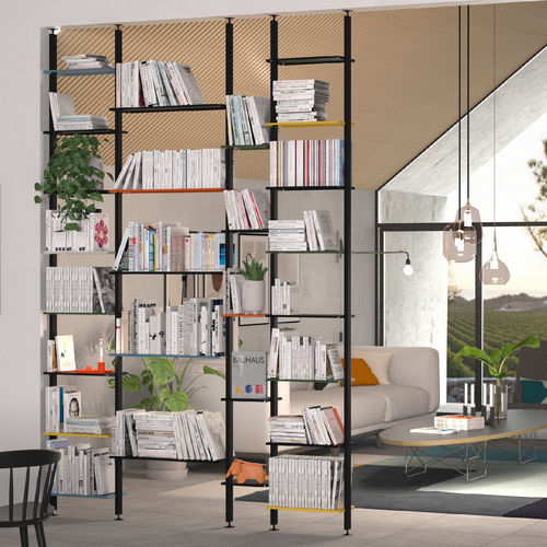 Étagère modulable - Etagère de séparation  - Bretagne Design - paravent / sol plafond / contemporaine