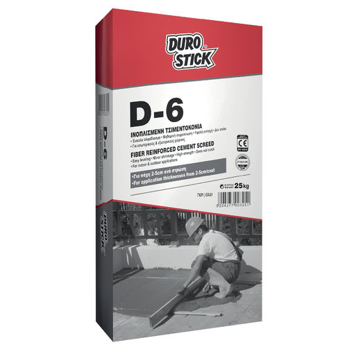 Chape autonivelante - D-6 - DUROSTICK - en ciment / à haute résistance