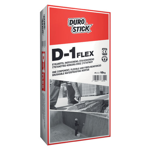 Mortier imperméable - D-1 Flex - DUROSTICK - pour béton cellulaire / pour carrelage / pour béton