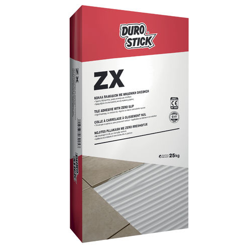 Mortier-colle de scellement - ZX - DUROSTICK - pour carrelage / blanc / gris