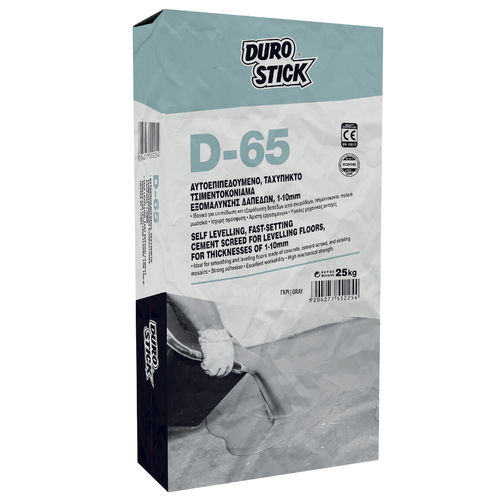 Chape autonivelante - D-65 - DUROSTICK - à haute résistance