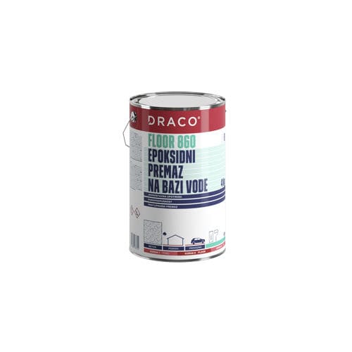 Revêtement de sol époxy - FLOOR 860 - DRACO - industriel / autres formats / à haute résistance
