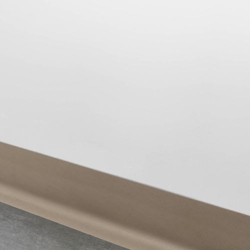 Plinthe grise - ACRAMIT - Polmar Profil - marron / en PVC / rectangulaire