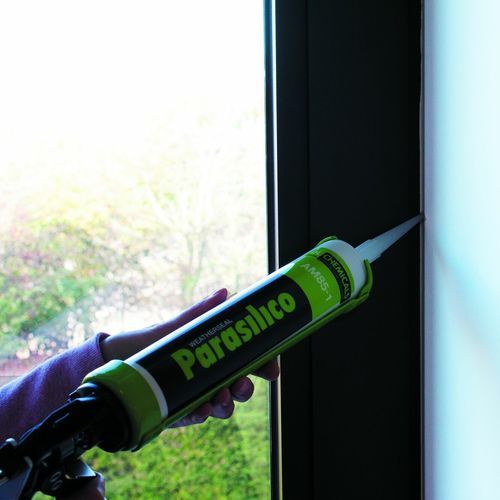 Mastic élastique - PARASILICO AM85-1 - DL Chemicals - à base de résine de silicone / adhésif / pour béton