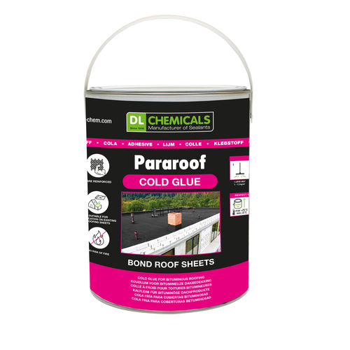 Colle à base de bitume - PARAROOF COLD  - DL Chemicals - pour métal / pour béton / pour panneau isolant