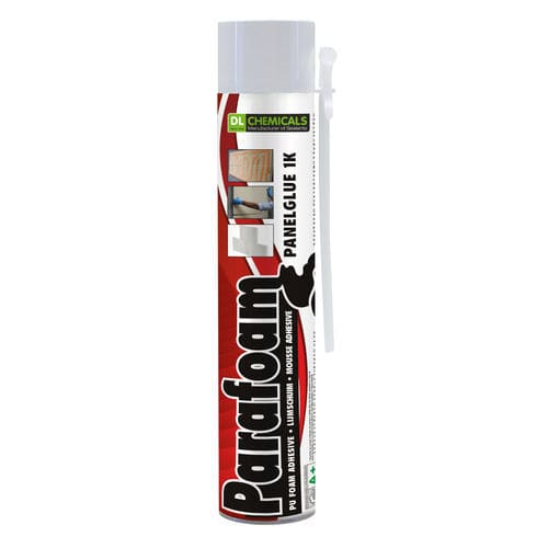 Colle à base de polyuréthane - PARAFOAM PANELGLUE 1K - DL Chemicals - pour métal / pour panneau isolant / monocomposant