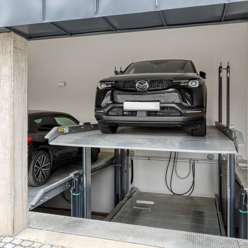 Système de stationnement 2 niveaux - DE-38 - DE-PARK - avec plate-forme