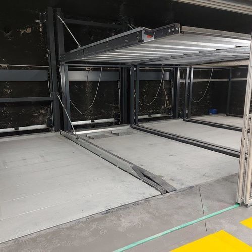 Système de stationnement semi-automatique - DE-63 - DE-PARK - 3 niveaux / avec plate-forme