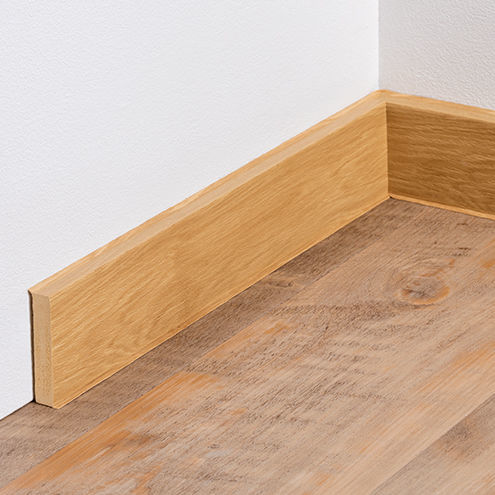 Plinthe marron - Q 12-60H - BOLTA - en bois / en PVC / rectangulaire