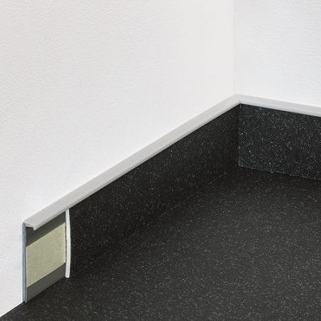 Plinthe blanche - TSL 55/6 - BOLTA - grise / en bois / en PVC