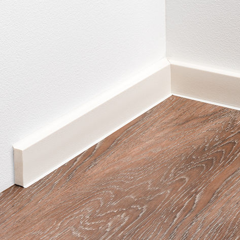 Plinthe blanche - Q 12-40G - BOLTA - en bois / en PVC / rectangulaire