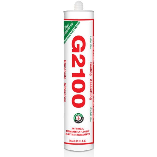 Mastic élastique - G2100 - ANCHOR ALLIED - à base de résine de silicone / adhésif / pour verre