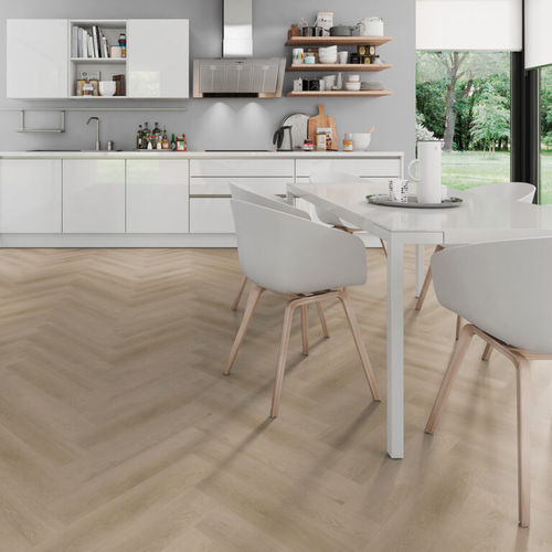 Parquet contrecollé - WORKSHOP55 - Oneflor - en chêne / point de Hongrie / texturé