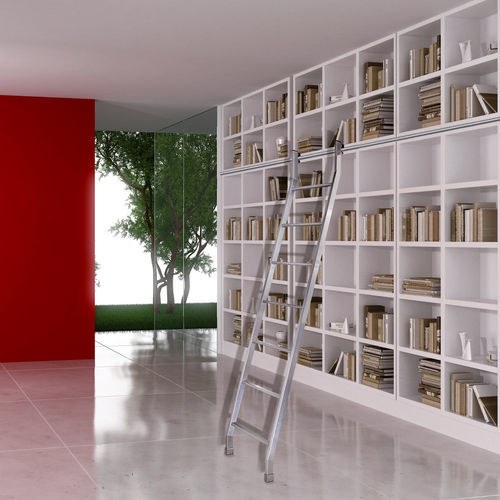 Échelle de bibliothèque - Scala - ABP-Beyerle - en acier
