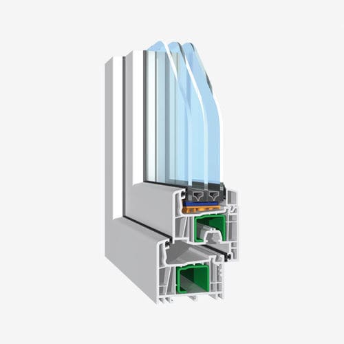 Profilé pour fenêtre en enduit - Alu - Salamander - aluminium / de sécurité / grande hauteur