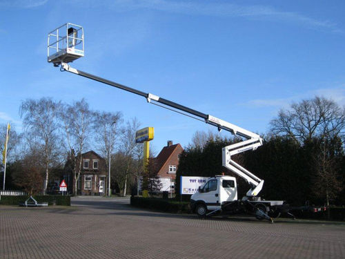 Plateforme aérienne pour chantier - SCA 24 - Safi Group srl - d'extérieur / montée sur camion / de grande hauteur