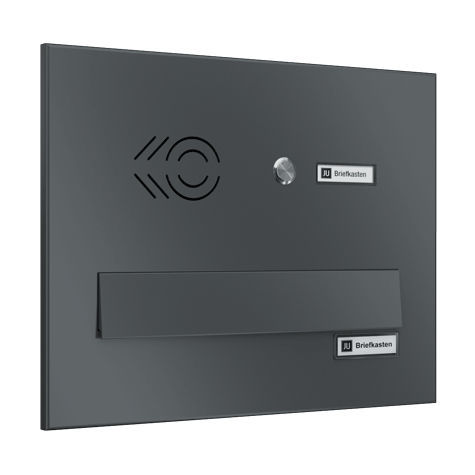 Boîte aux lettres murale - BUSINESS CLASS - Ju-Metall- warenfabrik - encastrée / individuelle / double face