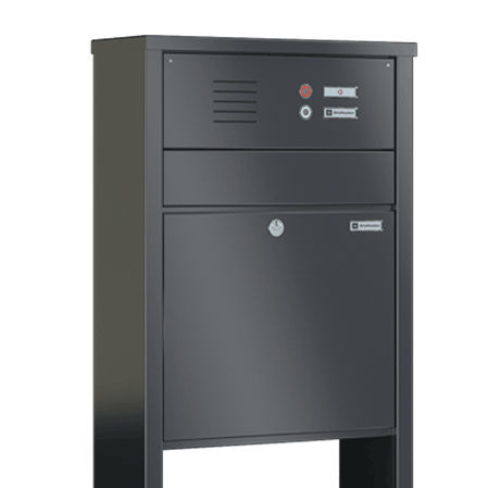 Boîte aux lettres sur pied - VERTICAL - Ju-Metall- warenfabrik - individuelle