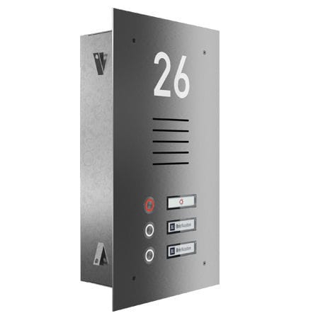 Interphone audio blanc - FIRST CLASS - Ju-Metall- warenfabrik - professionnel / pour maison / encastrable