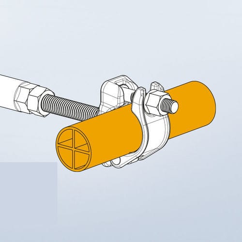 Système d'ancrage en acier - ROCKETRAIL - isorocket - pour façade isolée / pour bardage de façade / pour extérieur