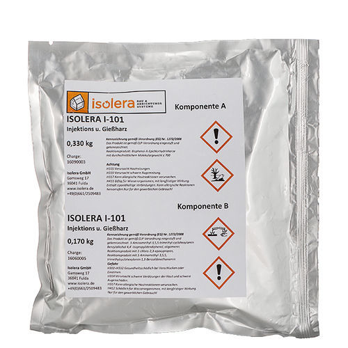 Injection de résine liquide sans COV - I 101 - isolera - d'étanchéité / pour fissures de sol