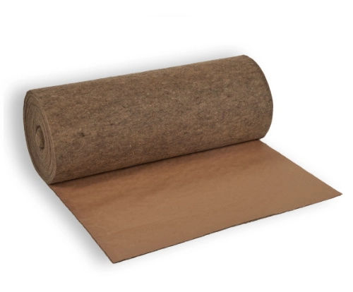 Isolant acoustique - Trittschalld&auml;mmung - Isolena - en laine de mouton / en rouleau / pour intérieur