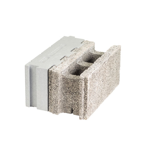 Bloc coffrant en bois ciment - STANDARD - GIE ISOLABLOC - pour mur / pour maison passive / pour bâtiments
