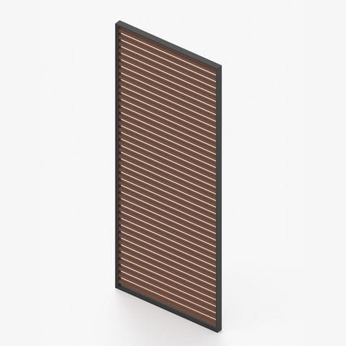 Brise-vue à lames - Puro - Sundaze Outdoor - en bois / en aluminium thermolaqué / uni