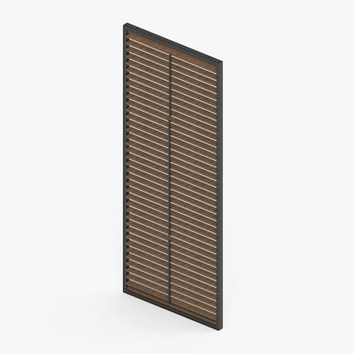 Volet à lames - Puro - Sundaze Outdoor - fixe / en bois / en aluminium thermolaqué