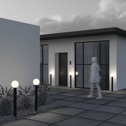 Borne d'éclairage urbaine - BOLD - Maytoni - contemporaine / en aluminium / à LED