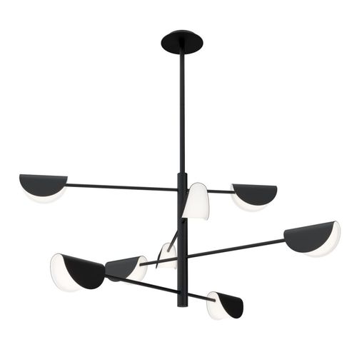 Lustre design original - MOLLIS - Maytoni - en métal / en acrylique / 8 ampoules