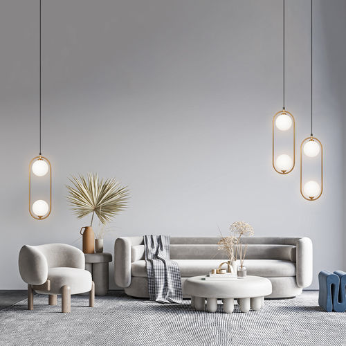 Suspension - RING - Maytoni - en métal / en verre soufflé / contemporaine