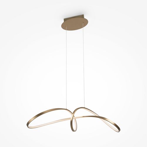 Suspension - CURVE - Maytoni - en aluminium / en verre bombé / contemporaine