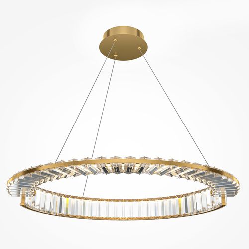 Suspension - KRONE - Maytoni - en métal / en cristal / contemporaine
