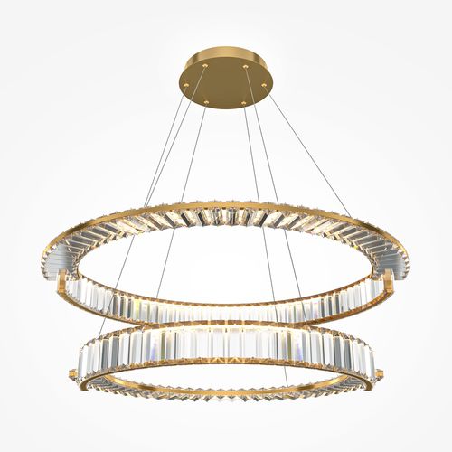 Suspension - KRONE - Maytoni - en métal / en cristal / contemporaine