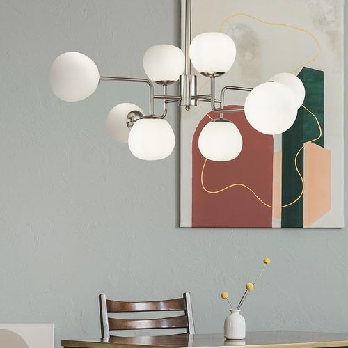 Lustre contemporain - Erich - Maytoni - en verre / en métal / 12 ampoules