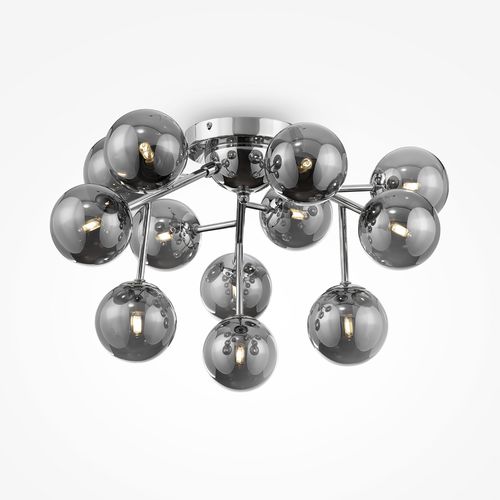 Plafonnier contemporain - Dallas - Maytoni - rond / en verre / en métal