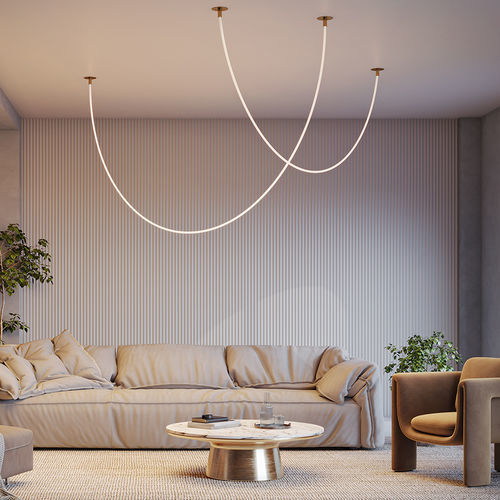 Suspension - Tau - Maytoni - en aluminium / contemporaine / d'intérieur