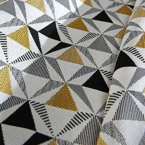 Tissu d'ameublement - FLAMEPROOF - Aydin Tekstil - à motif géométrique / en lin / lavable