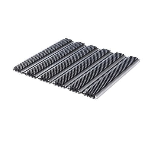 Tapis d'entrée professionnel - ALUFLEX JUNIOR - Almelose Borstelindustrie - en caoutchouc / en PVC / en aluminium