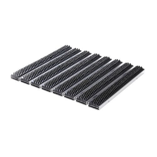Tapis d'entrée professionnel - ALUCABLE MINI - Almelose Borstelindustrie - en aluminium / en acier inoxydable / avec profilés