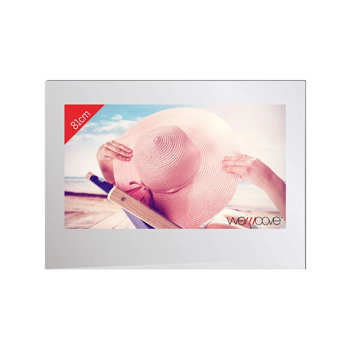 Miroir TV mural - WM-SFMTV273HEVC - WEMOOVE - contemporain / rectangulaire / en métal